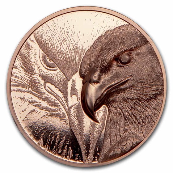 2020 Mongolia 50 gram Copper Proof Majestic Eagle 2020 Mongolia 50 gram Copper Proof Majestic Eagle