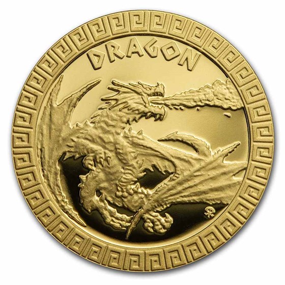 2020 Niue 1/10 oz Gold Proof Mythical Creatures: Dragon
