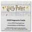 2020 Niue 1/4 oz Proof Gold - Hogwarts Castle