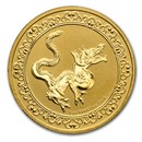 2020 Niue 1 oz Gold $250 Celestial Animals Snake (w/Box & COA)