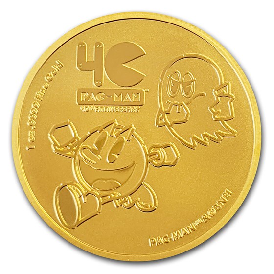 2020 Niue 1 oz Gold $250 PAC-MAN™ 40th Anniversary Coin 2020 Niue 1 oz Gold $250 PAC-MAN™ 40th Anniversary Coin