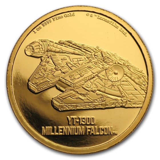 2020 Niue 1 oz Gold $250 Star Wars Millennium Falcon 2020 Niue 1 oz Gold $250 Star Wars Millennium Falcon