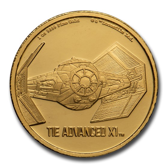 2020 Niue 1 oz Gold $250 Star Wars TIE Advanced X1 2020 Niue 1 oz Gold $250 Star Wars TIE Advanced X1