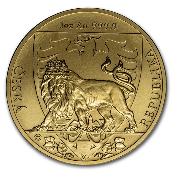 2020 Niue 1 oz Gold Czech Lion BU 2020 Niue 1 oz Gold Czech Lion BU