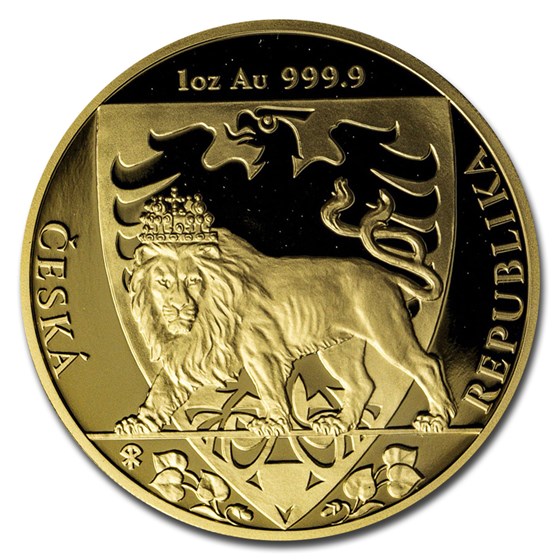 2020 Niue 1 oz Gold Czech Lion Proof 2020 Niue 1 oz Gold Czech Lion Proof