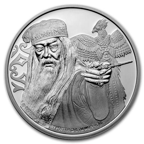 2020 Niue 1 oz Proof Silver: Albus Dumbledore 2020 Niue 1 oz Proof Silver: Albus Dumbledore