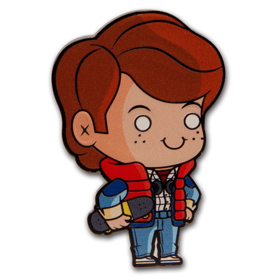 2020 Niue 1 oz Silver $2 Back to the Future: Marty McFly BU