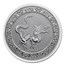 2020 Niue 1 oz Silver $2 Celestial Animals The Yellow Snake
