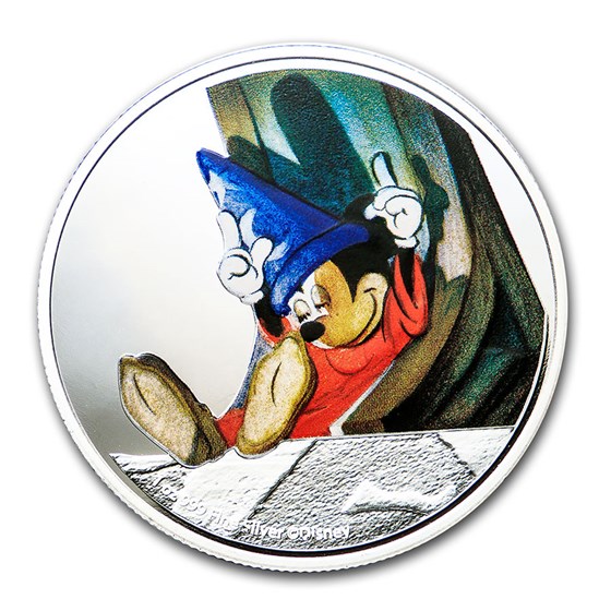2020 Niue 1 oz Silver $2 Disney Fantasia 80th: Dozing Sorcerer 2020 Niue 1 oz Silver $2 Disney Fantasia 80th: Dozing Sorcerer