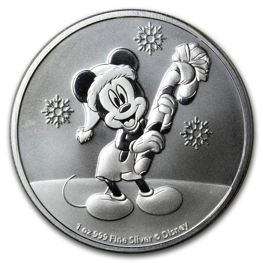 American Silver Eagle 1oz .999 Silver Dollar Coin Mickey Mouse Happy Birthday 