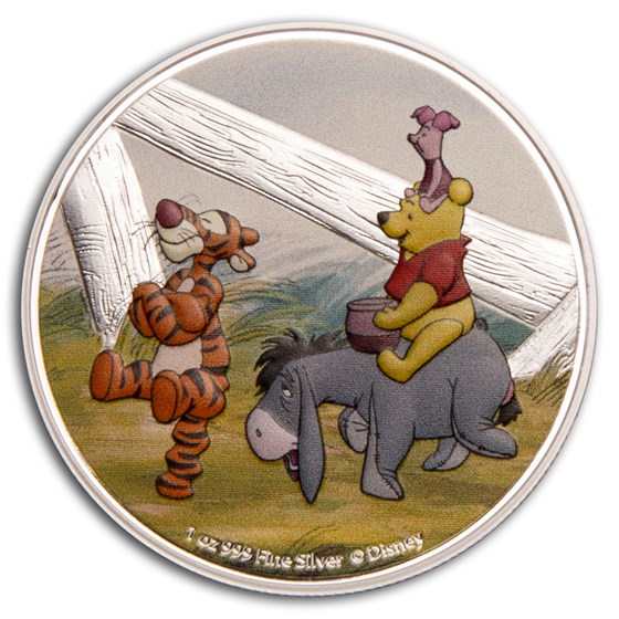 2020 Niue 1 oz Silver $2 Disney Winnie the Pooh: All Together 2020 Niue 1 oz Silver $2 Disney Winnie the Pooh: All Together