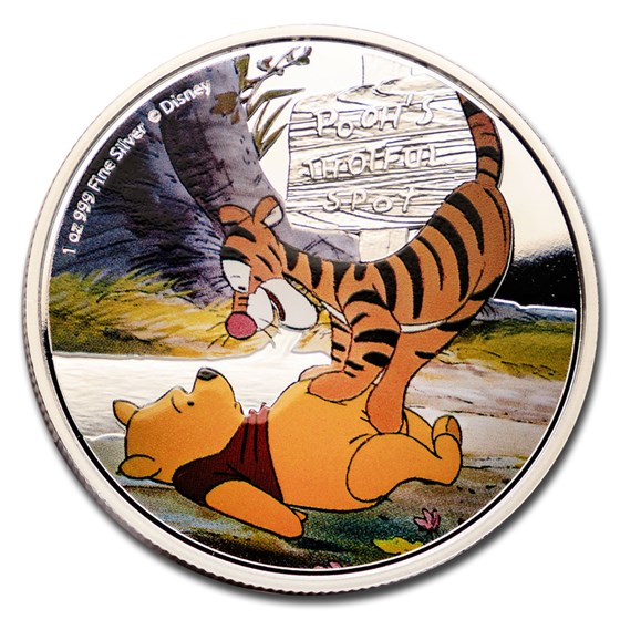 2020 Niue 1 oz Silver $2 Disney Winnie the Pooh - Pooh & Tigger 2020 Niue 1 oz Silver $2 Disney Winnie the Pooh - Pooh & Tigger