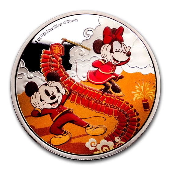 2020 Niue 1 oz Silver $2 Disney Year of the Mouse - Prosperity 2020 Niue 1 oz Silver $2 Disney Year of the Mouse - Prosperity