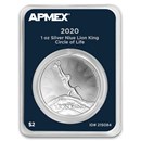 2020 Niue 1 oz Silver $2 Lion King Circle of Life (MD® Premier) 2020 Niue 1 oz Silver $2 Lion King Circle of Life (MD® Premier)