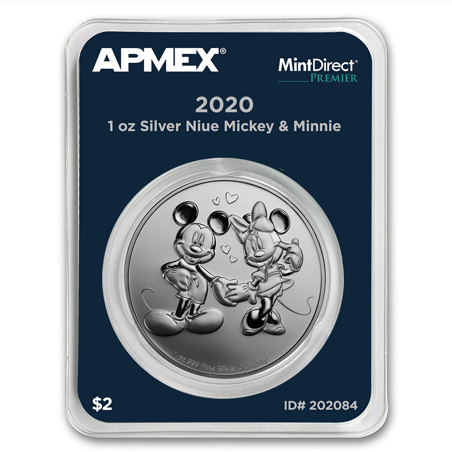 Buy 2020 Niue 1 oz Silver $2 Mickey & Minnie (MD® Premier Single
