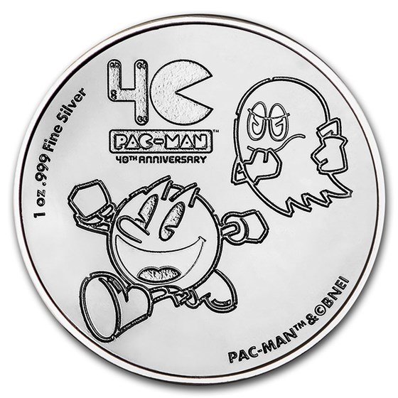 2020 Niue 1 oz Silver $2 PAC-MAN™ 40th Anniversary Coin 2020 Niue 1 oz Silver $2 PAC-MAN™ 40th Anniversary Coin