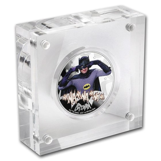 silver batman funko
