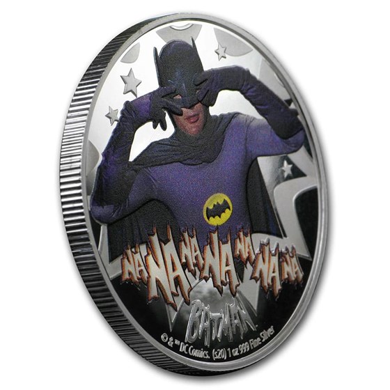 silver batman funko