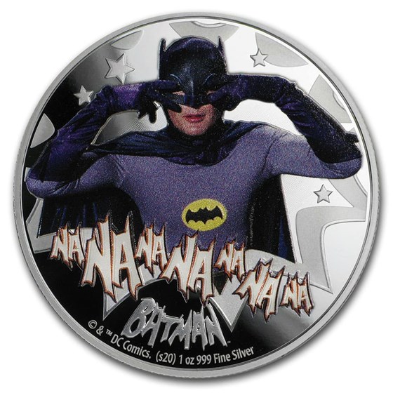 2020 Niue 1 oz Silver Batman '66 - Batman 2020 Niue 1 oz Silver Batman '66 - Batman