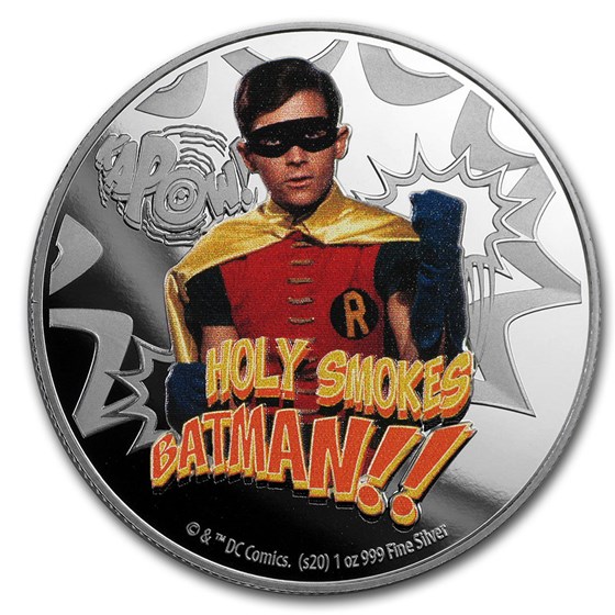 2020 Niue 1 oz Silver Batman '66: Robin