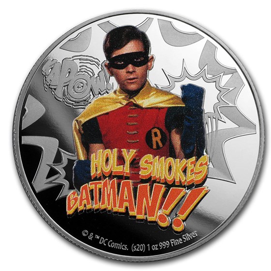 2020 Niue 1 oz Silver Batman '66: Robin 2020 Niue 1 oz Silver Batman '66: Robin