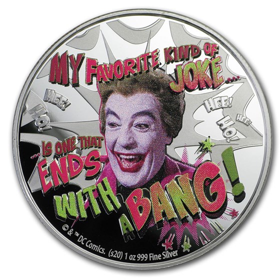 2020 Niue 1 oz Silver Batman '66: The Joker