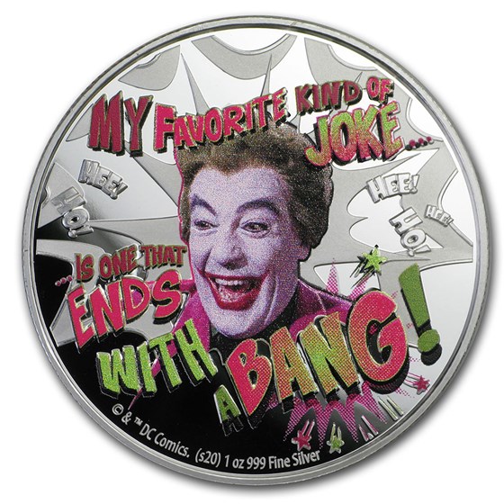 2020 Niue 1 oz Silver Batman '66: The Joker 2020 Niue 1 oz Silver Batman '66: The Joker