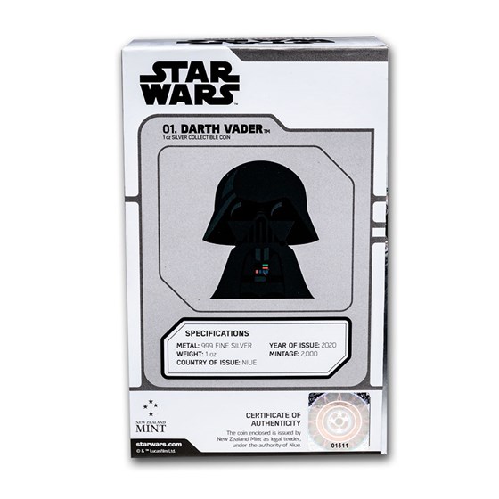 darth vader 1 oz silver coin