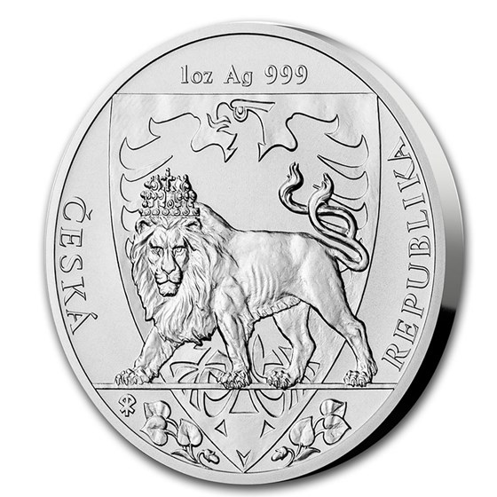 2020 Niue 1 oz Silver Czech Lion BU 2020 Niue 1 oz Silver Czech Lion BU