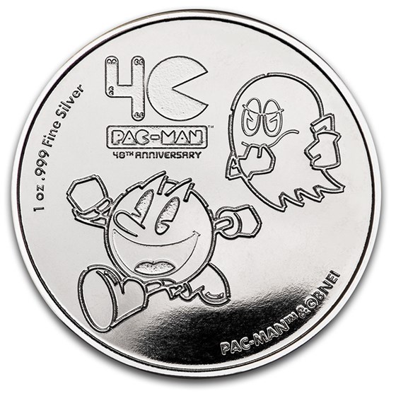 2020 Niue 1 oz Silver Proof $2 PAC-MAN™ 40th Anniversary Coin 2020 Niue 1 oz Silver Proof $2 PAC-MAN™ 40th Anniversary Coin