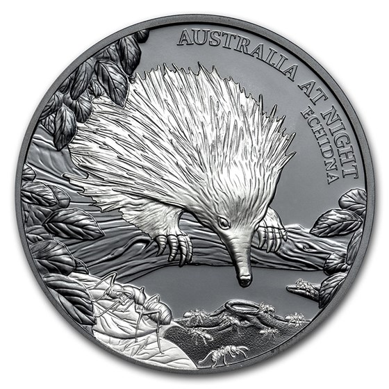 2020 Niue 1 oz Silver Proof Australia at Night (Echidna) 2020 Niue 1 oz Silver Proof Australia at Night (Echidna)