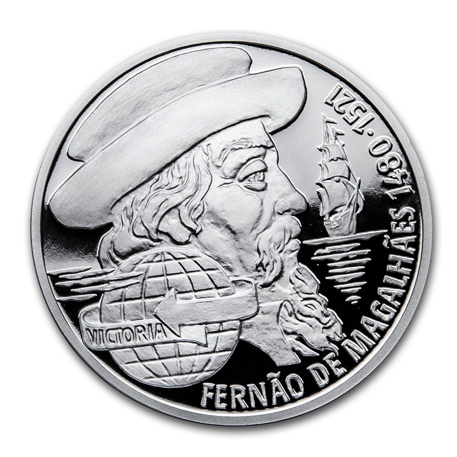 2020 Niue 1 oz Silver Proof On Waves: Ferdinand Magellan