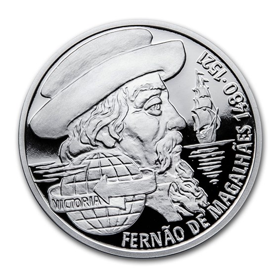 2020 Niue 1 oz Silver Proof On Waves: Ferdinand Magellan 2020 Niue 1 oz Silver Proof On Waves: Ferdinand Magellan