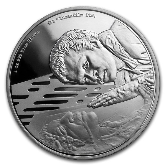 2020 Niue 1 oz Silver Star Wars Lando Calrissian (Box & COA) 2020 Niue 1 oz Silver Star Wars Lando Calrissian (Box & COA)