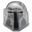 2020 Niue 2 oz Silver $5 Star Wars Boba Fett Helmet UHR