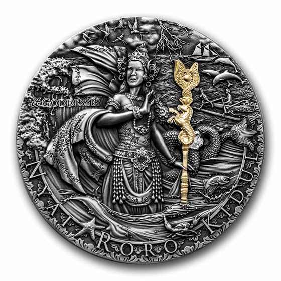2020 Niue 2 oz Silver Antique it Goddesses: Nyai Roro Kidul 2020 Niue 2 oz Silver Antique it Goddesses: Nyai Roro Kidul