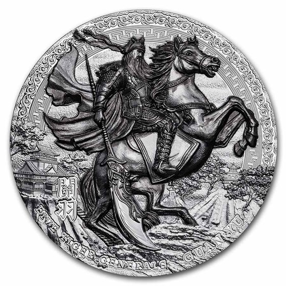 2020 Niue 3 oz Silver Five Tiger Generals: Guan Yu 2020 Niue 3 oz Silver Five Tiger Generals: Guan Yu