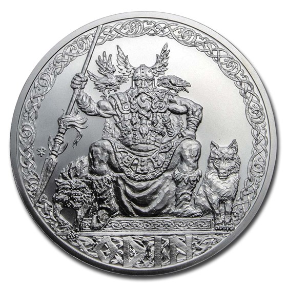 2020 Niue 5 oz Silver Universal Gods: Odin 2020 Niue 5 oz Silver Universal Gods: Odin