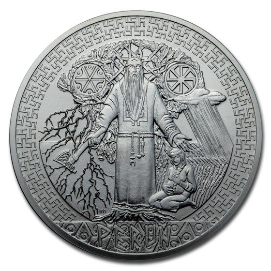 2020 Niue 5 oz Silver Universal Gods: Perun 2020 Niue 5 oz Silver Universal Gods: Perun