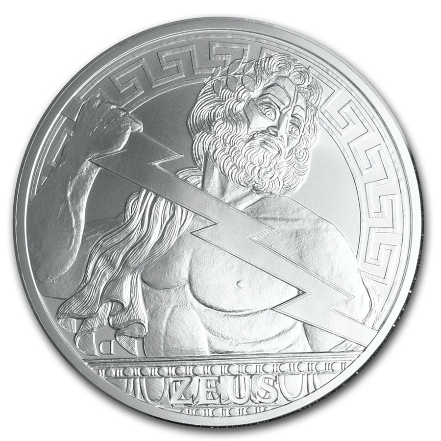 2020 Niue 5 oz Silver Universal Gods: Zeus
