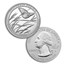 2020-P 5-Coin 5 oz Silver Burnished ATB Set (w/Box & COA)