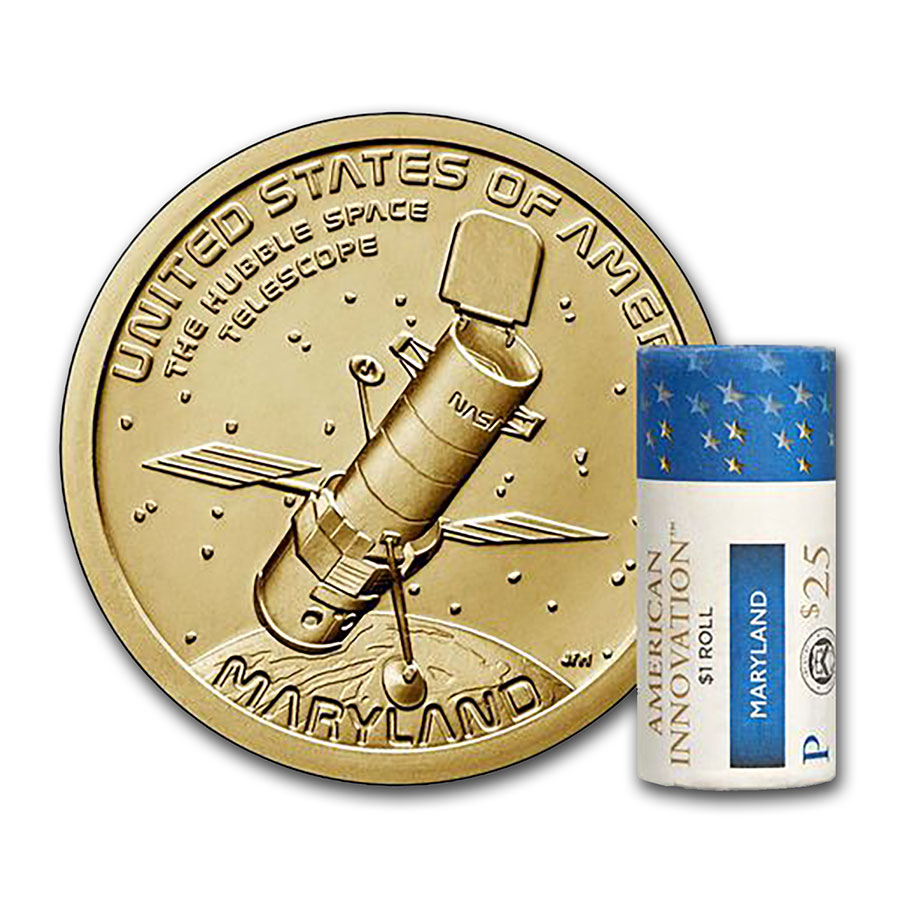 Buy 2020-P American Innovation $1 Hubble Telescope (25-Coin Roll