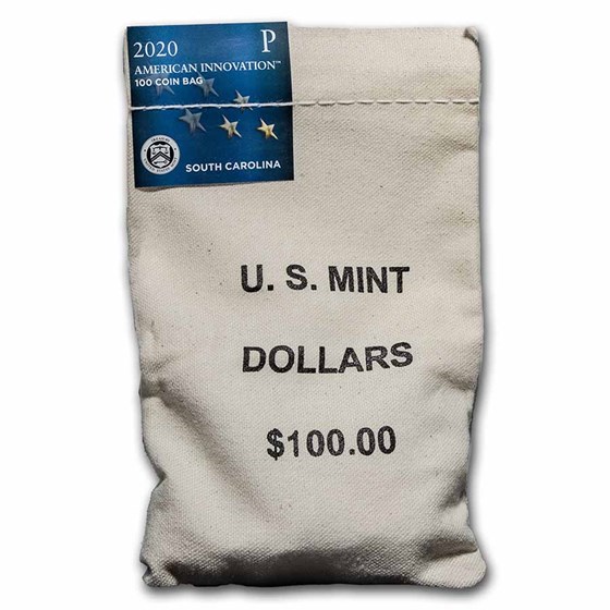 2020-P American Innovation $1 Septima Clark ($100 Bag) (SC) 2020-P American Innovation $1 Septima Clark ($100 Bag) (SC)