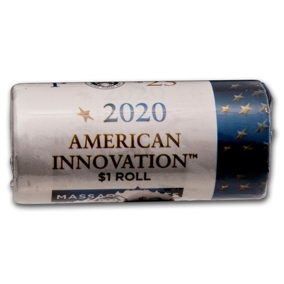 2020-P American Innovation $1 Telephone (25-Coin Roll) (MA) 2020-P American Innovation $1 Telephone (25-Coin Roll) (MA)