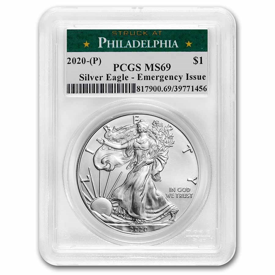 2020 (P) American Silver Eagle MS-69 PCGS (Philadelphia)
