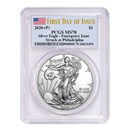 2020 (P) American Silver Eagle MS-70 PCGS (First Day of Issue)