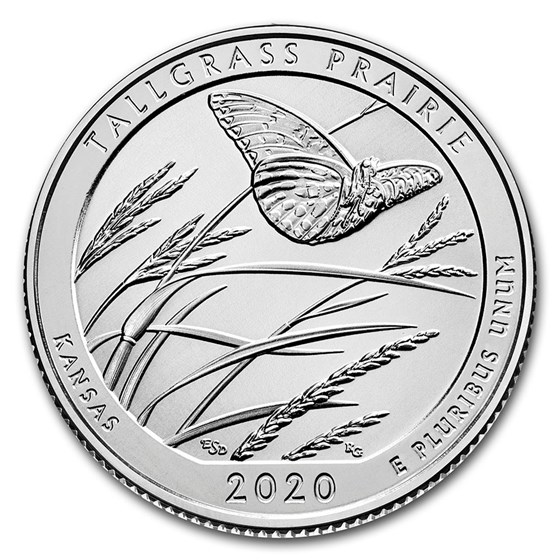 2020-P ATB Quarter Tallgrass Prairie National Preserve BU 2020-P ATB Quarter Tallgrass Prairie National Preserve BU