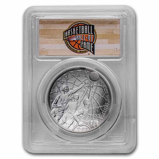 2020-P Basketball Hall of Fame $1.00 Silver MS-69 PCGS (FDI) 2020-P Basketball Hall of Fame $1.00 Silver MS-69 PCGS (FDI)