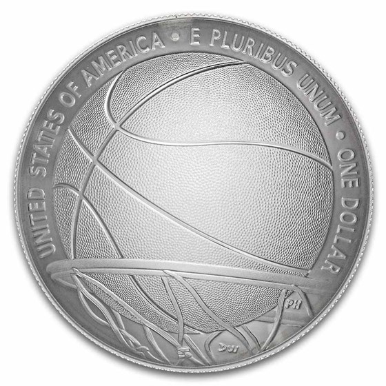 2020-P Basketball Hall of Fame $1 Silver Proof (Capsule Only)