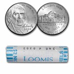 2020-P Jefferson Nickel 40-Coin Roll BU